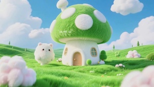 可爱蘑菇小屋