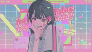 粉红少女