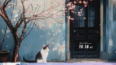 童话AI小猫-桌面主题