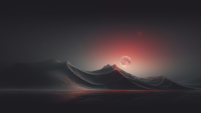 4k Red Moon