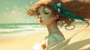 海边女孩