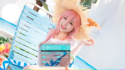 4K夏日泳装美女