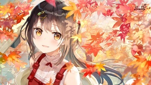秋叶女孩