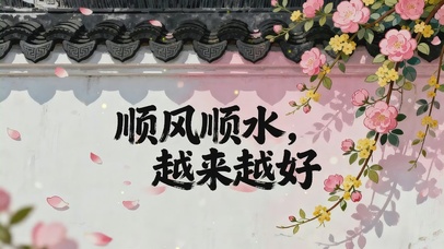 顺风顺水，越来越好