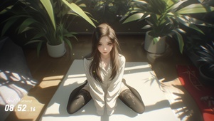 细腻如瓷，仿佛不染尘埃