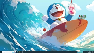 冲浪哆啦A梦