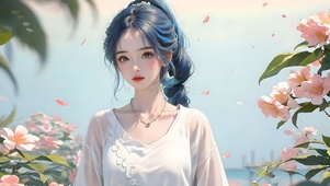 夏日清新女孩
