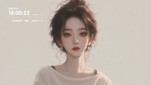 丸子头女孩