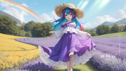 清新甜美小女孩