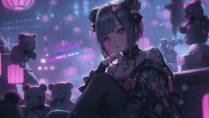 娃娃机女孩