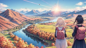 秋叶少女