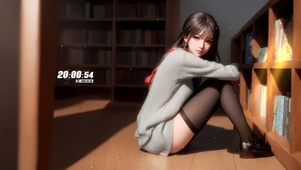 图书馆女孩