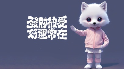 那就祝你发财好运吧