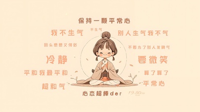 保持一颗平常心