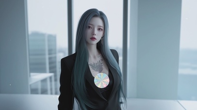 办公室制服美女 