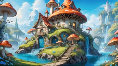童话蘑菇小屋