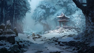 风雪寺庙