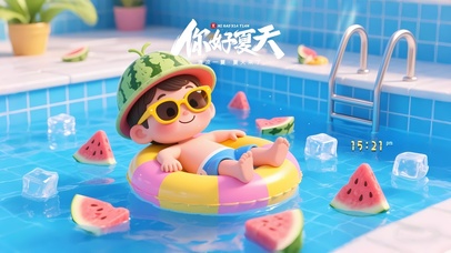 夏日避暑
