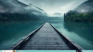 4K 碧湖云雾间	