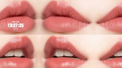 4K高清红润嘴唇