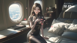 如同夜空中缓缓飘落的云朵