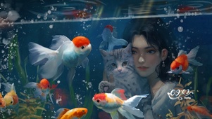 唯美的金鱼