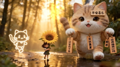 平安喜乐招财大喵