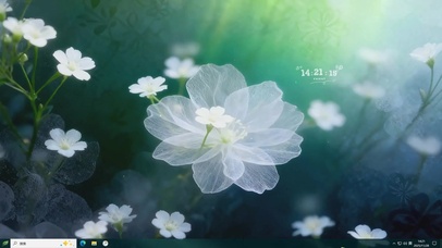 护眼清新小白花