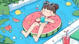 清凉西瓜船