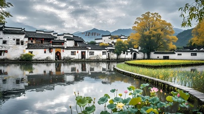 黄山宏村美景