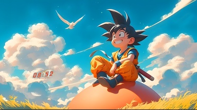 白云下可爱悟空