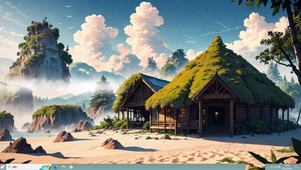隐居小屋主题壁纸