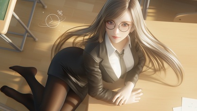 柳腰花貌，妖娆动人