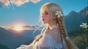 花漾小仙 夕岚与光