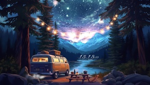 夜景星空露营	