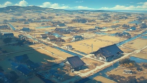 静谧木屋乡村