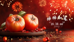 好运柿柿如意