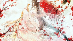 孔雀花 唯美古风少女