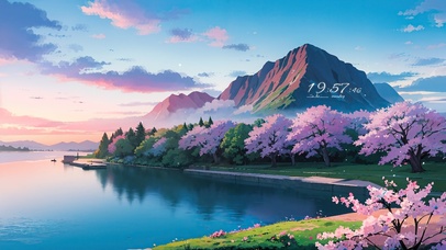 动漫治愈护眼风景