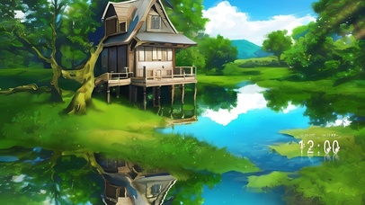 护眼湿地小木屋