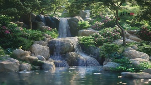 自然溪流