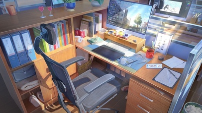 4K 唯美办公环境