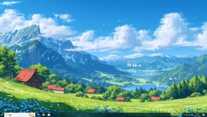 唯美夏日乡村主题