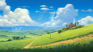 绿色解压治愈小屋