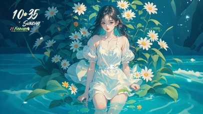 4K 动人清丽女神