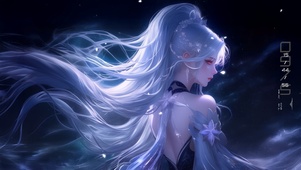 唯美星空少女