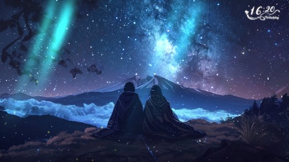 治愈悬崖星空情侣流量雨