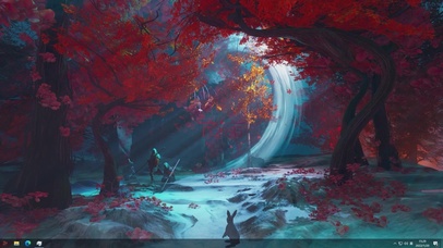 云深枫叶林主题