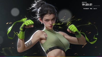 4K高清性感拳击Ai美女