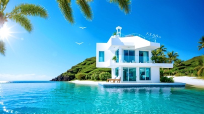 治愈心灵海上小白屋